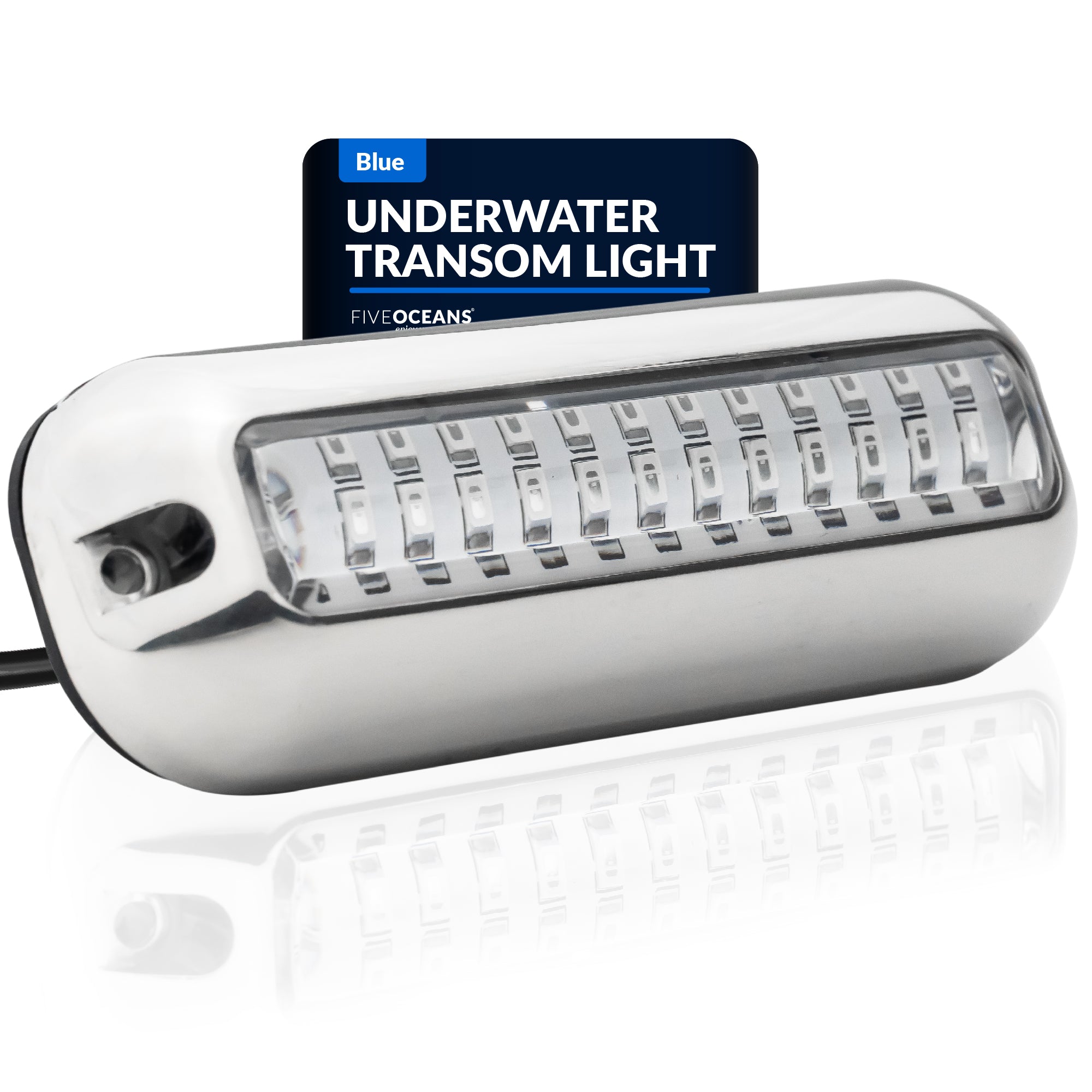 Underwater Transom Light Stainless Steel Blue LED FO4136