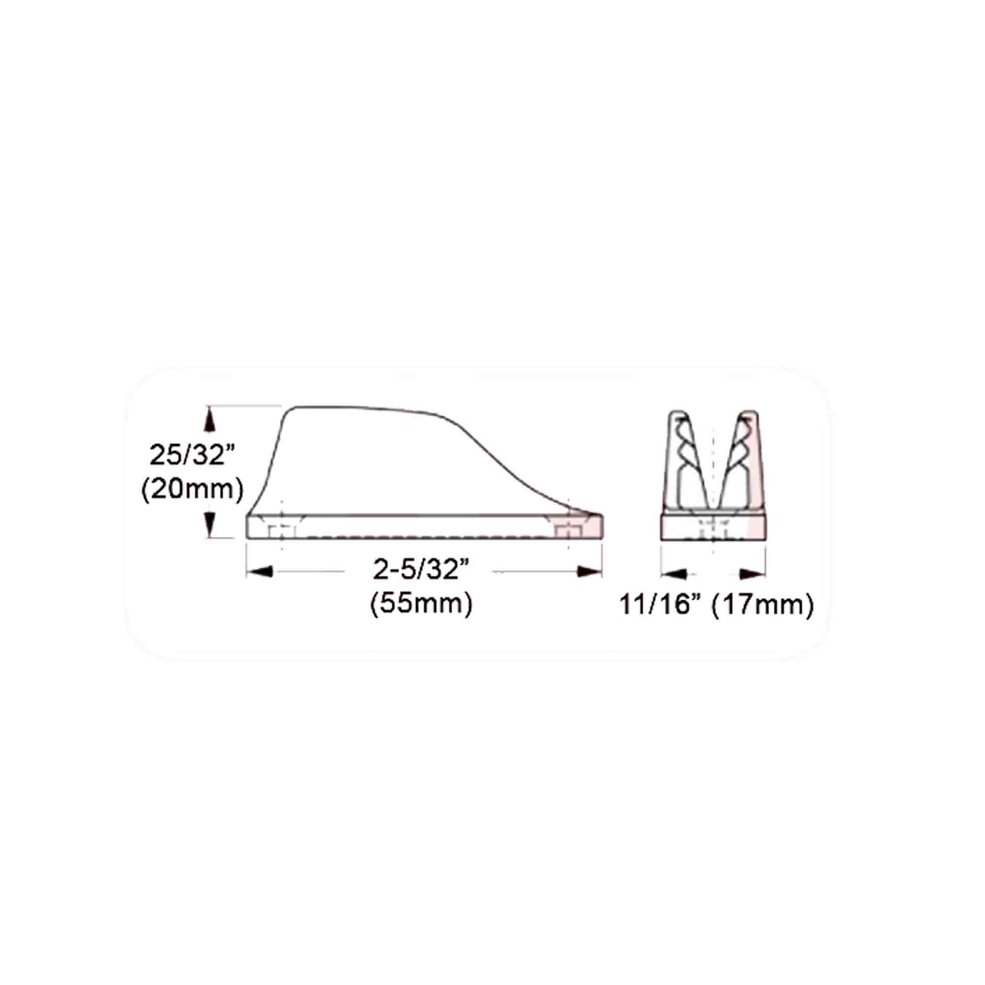 Clam Cleat 1/8 inches to 1/4 inches -FO1376