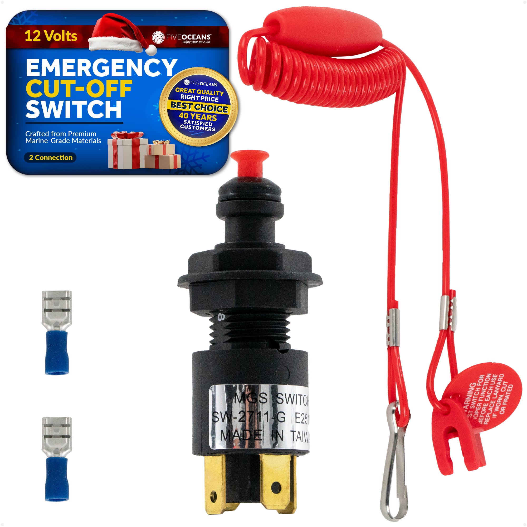 Emergency Cut-Off Switch, 12 Volts - FO1518