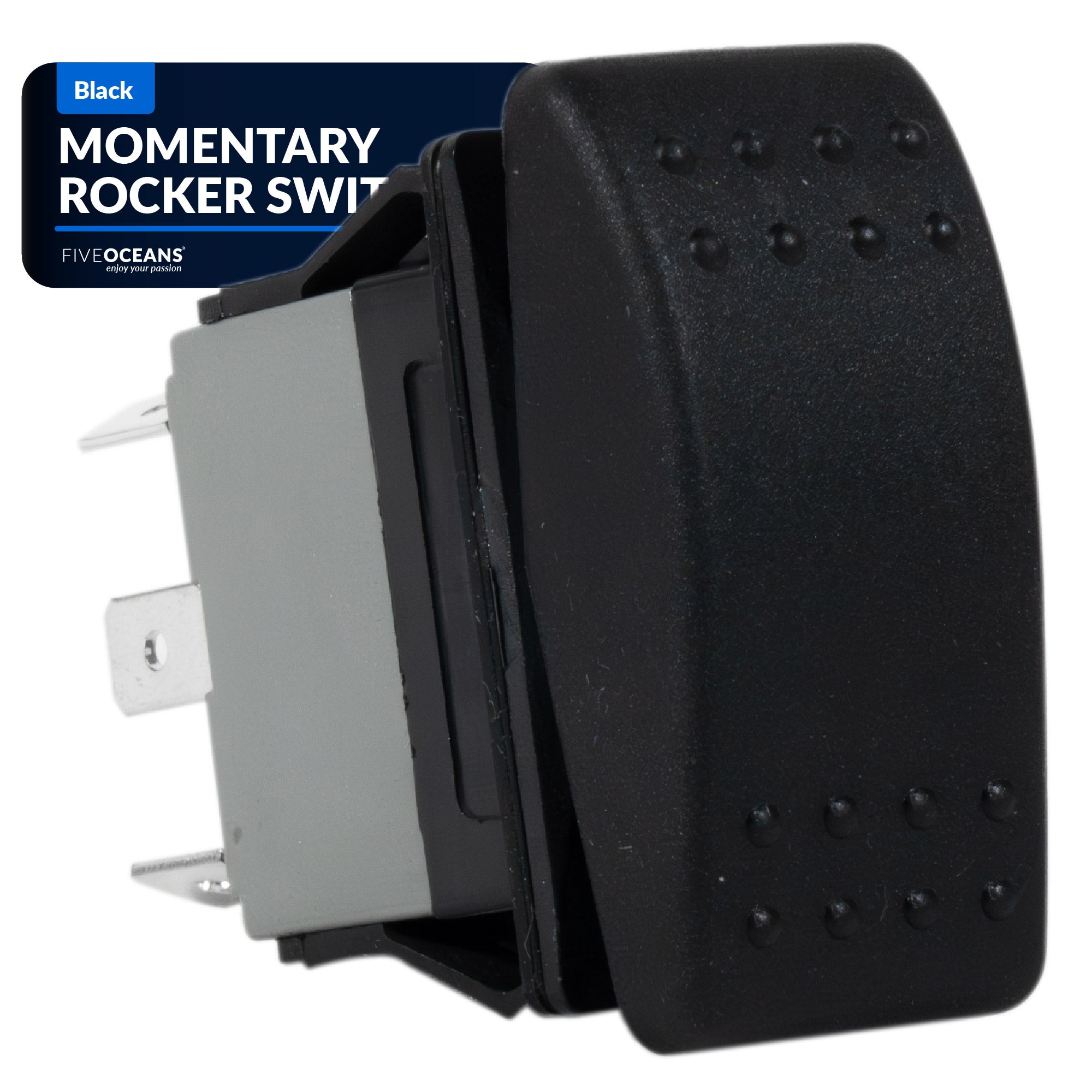 Momentary On-Off Rocker Switch - FO1528