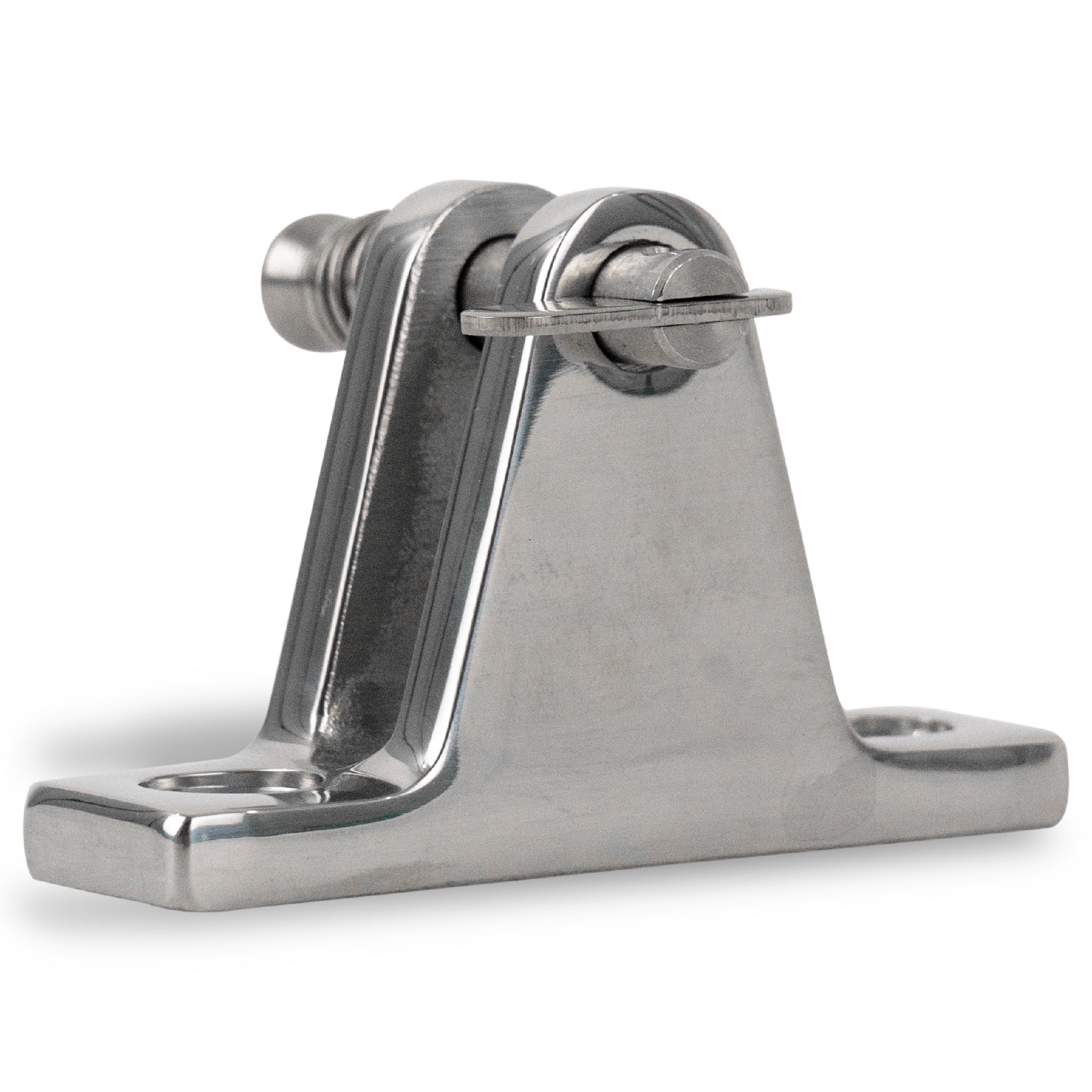 Bimini Top Hardware 90 Degree Deck Hinge with Removable Pin, AISI316 Stailess Steel - FO1671