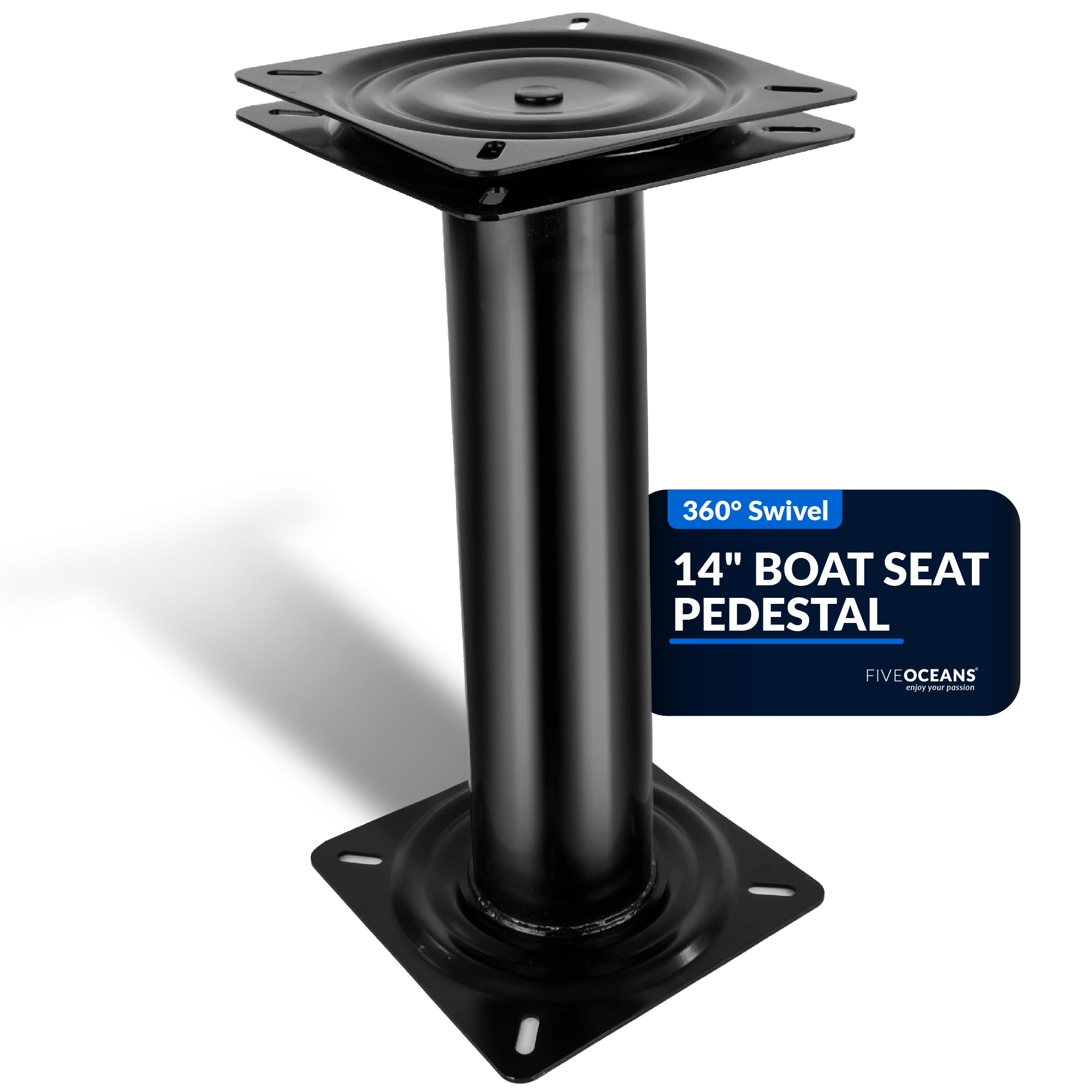 14" Seat Fixed Pedestal with 360 Degree Swivel - FO1872