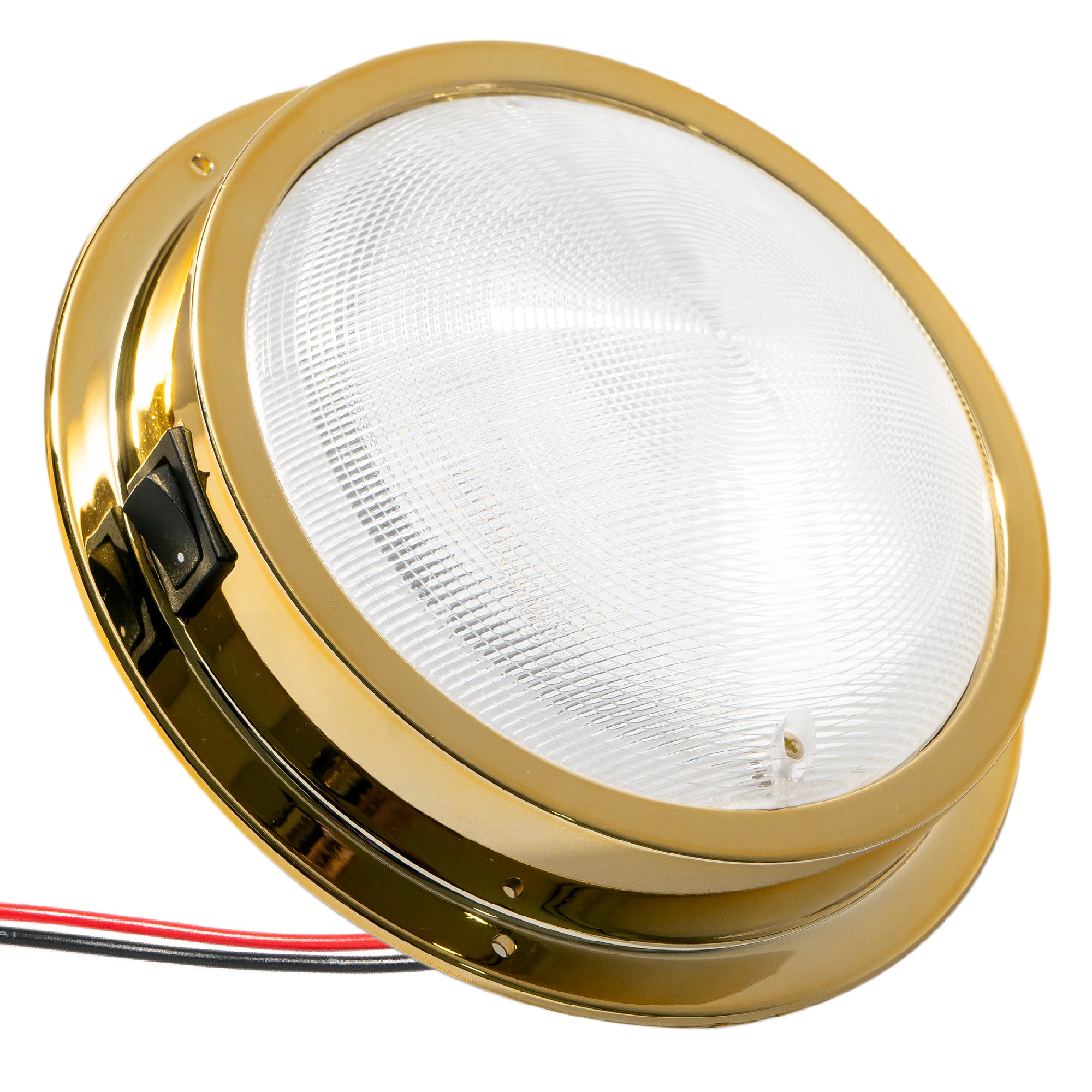 LED Interior Dome Ceiling Light, 6" Surface Mount, Daylight White - FO2627