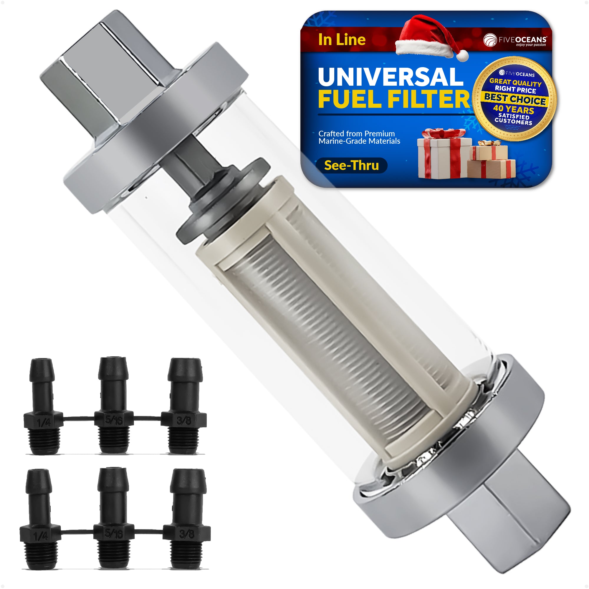 In-Line Universal Fuel Filter - FO2637