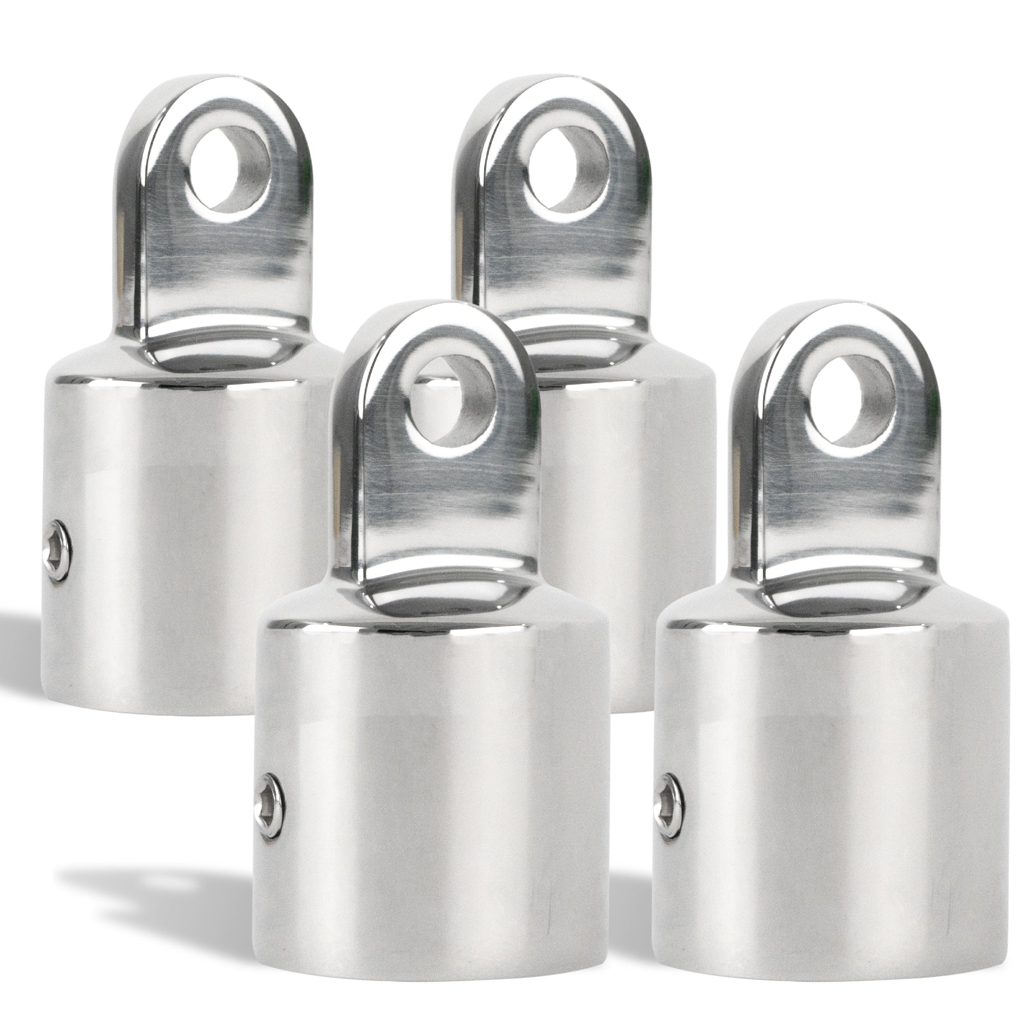 Bimini Top Hardware 1" External End Eye, AISI316 Stailess Steel - 4-Pack - FO2961-M4