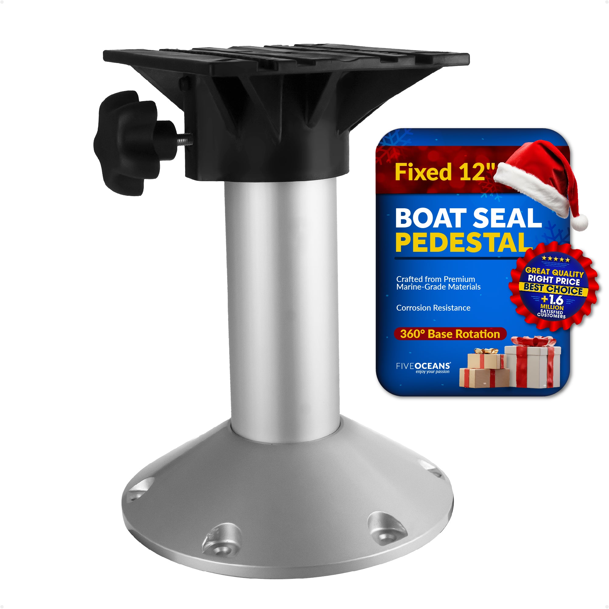 Boat Seat Pedestals, Fixed 12