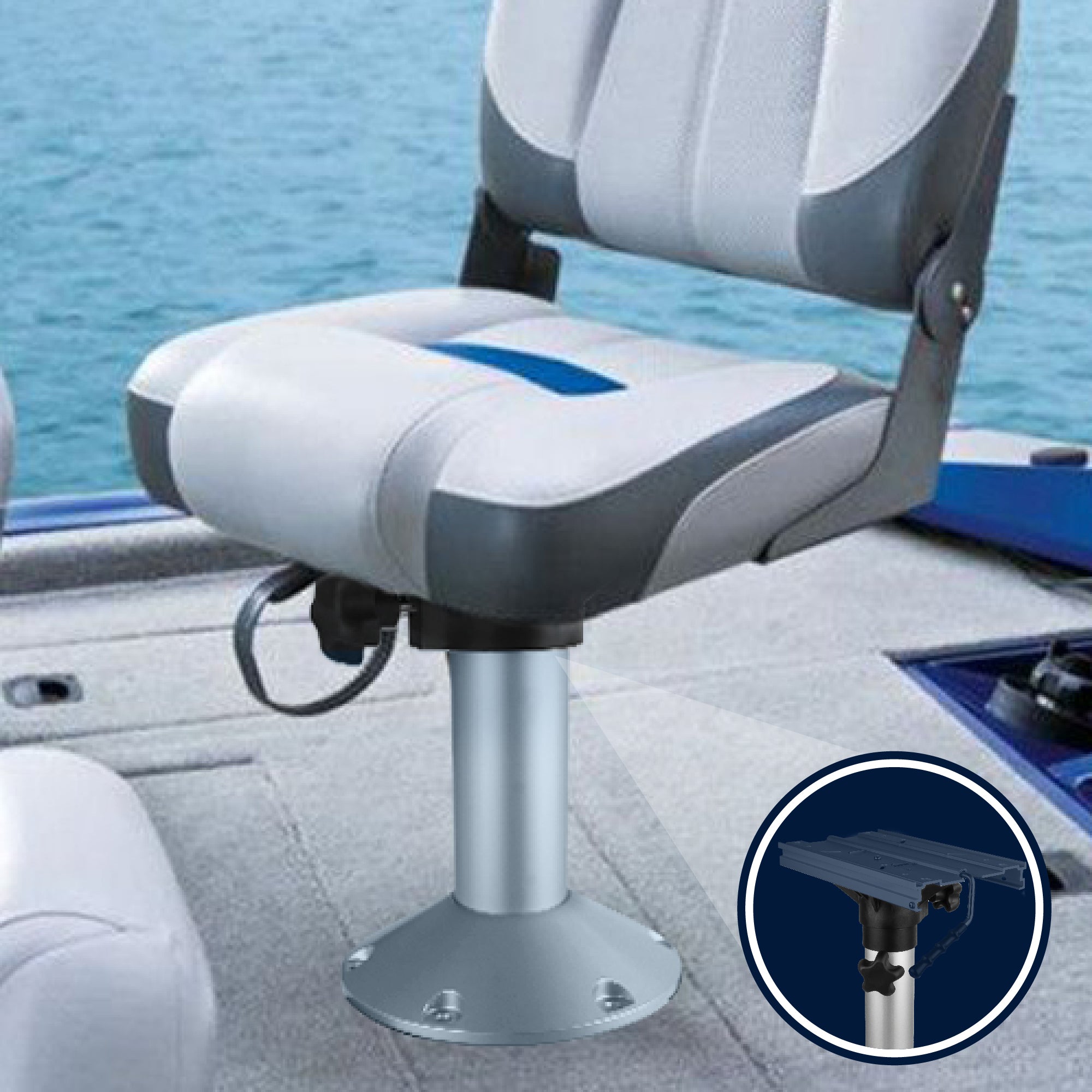 Swivel sale chair for fishing boat