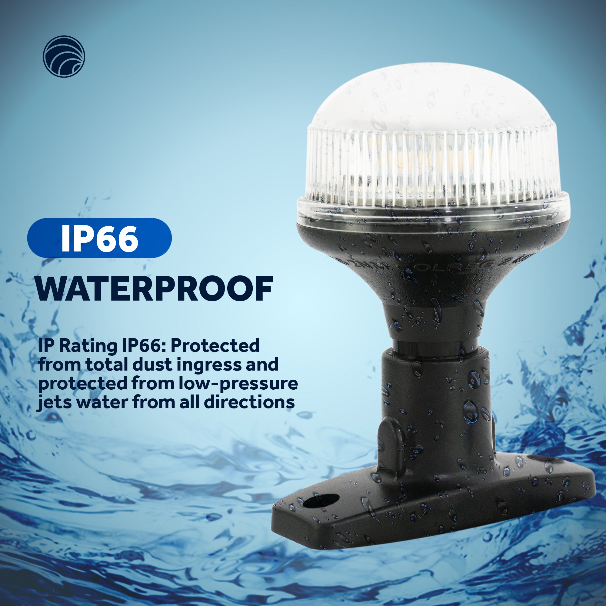 LED Anchor Navigation Light, 4" 2NM - FO4481