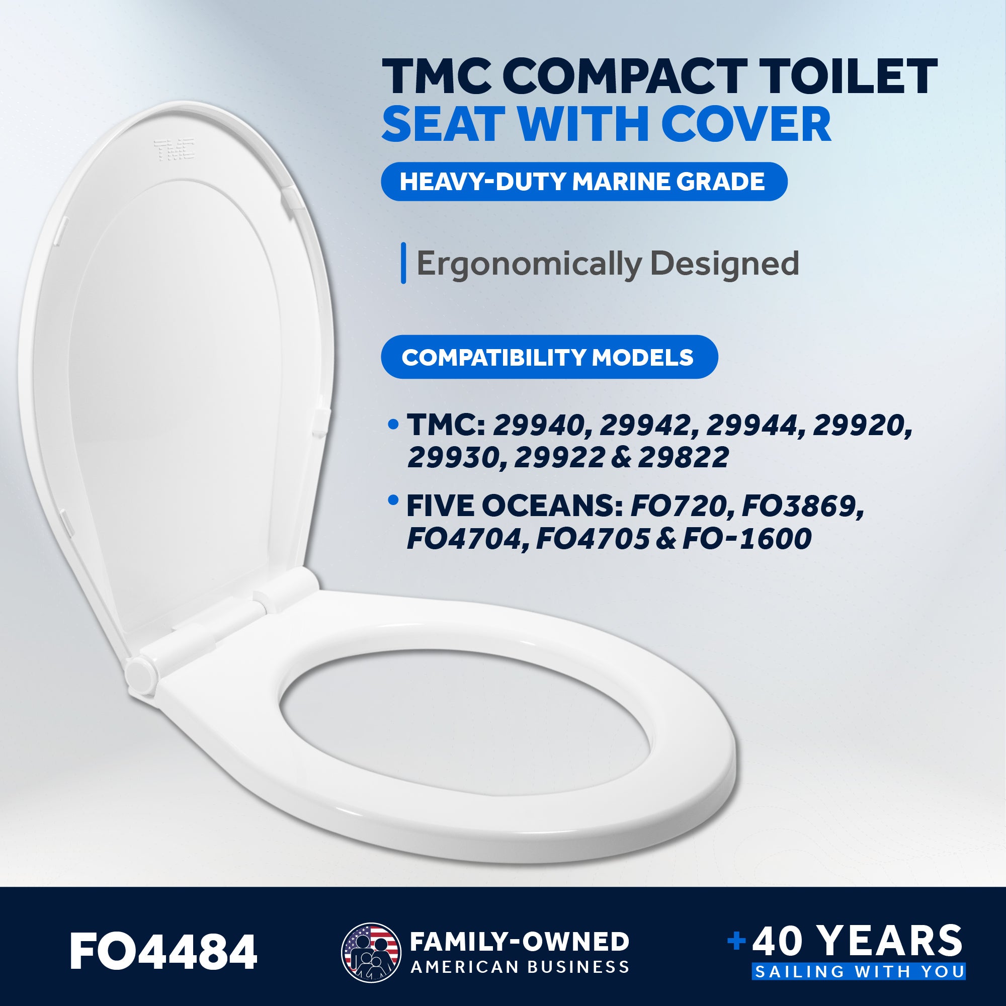 TMC Toilet Seat with Cover - FO4484