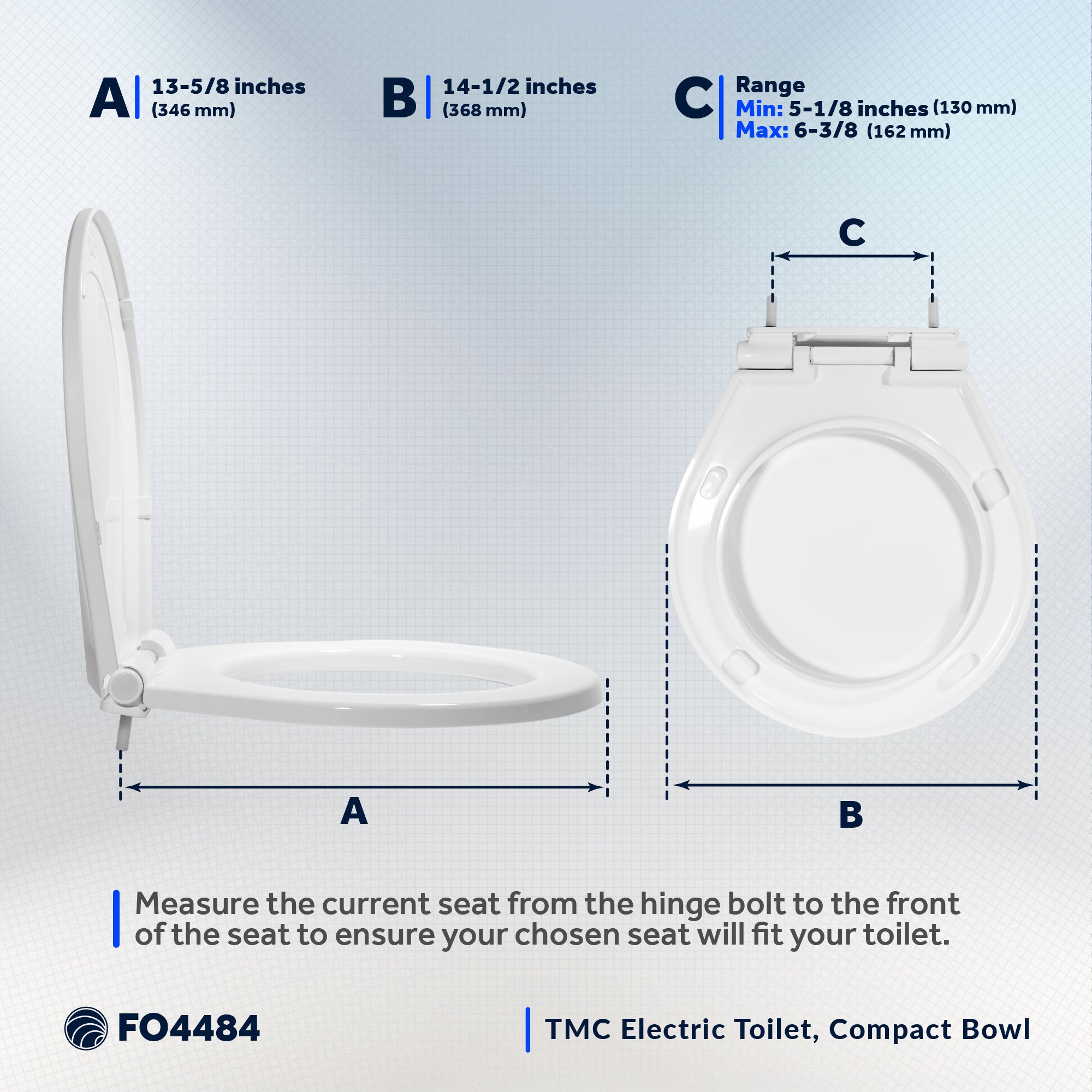 TMC Toilet Seat with Cover - FO4484