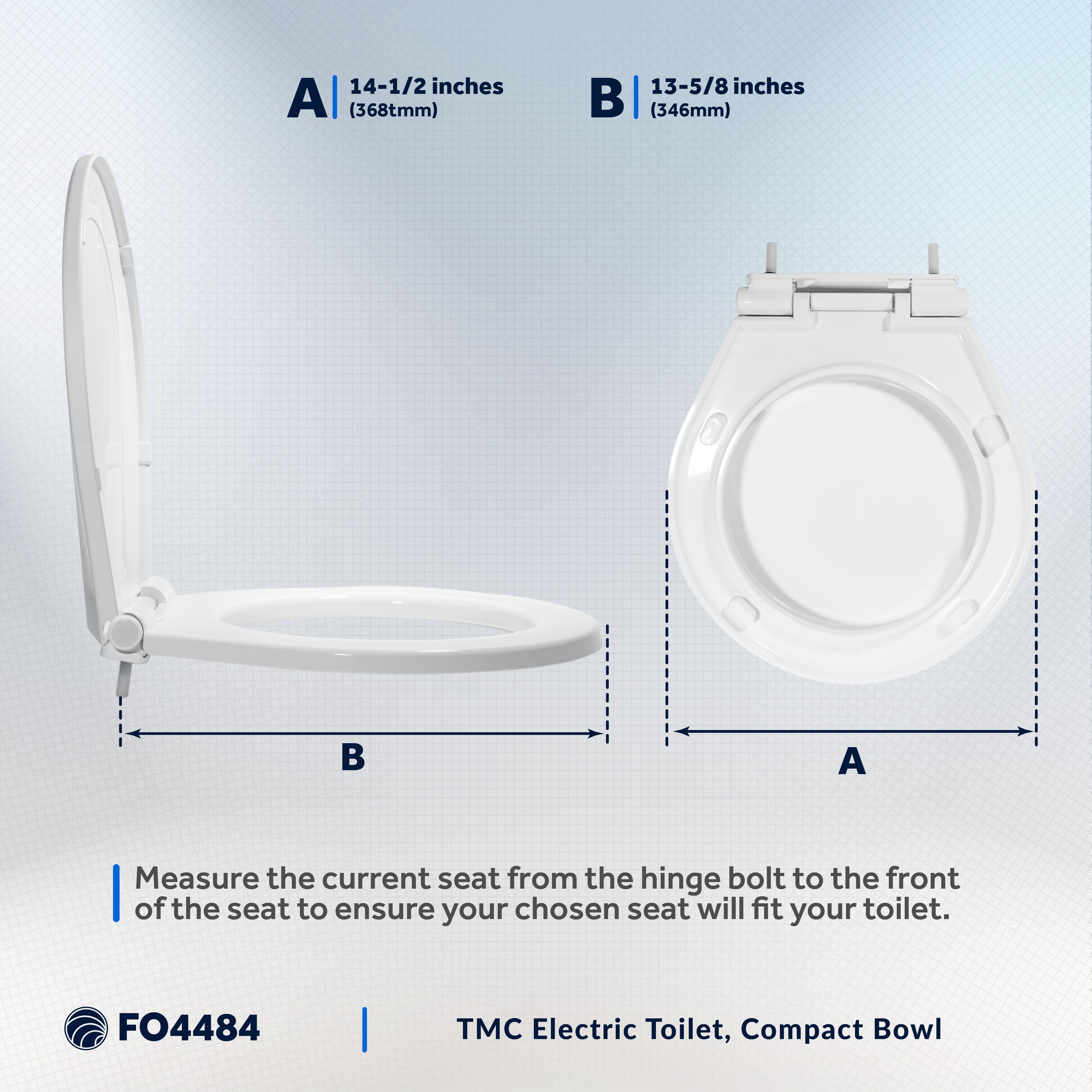 TMC Toilet Seat with Cover - FO4484