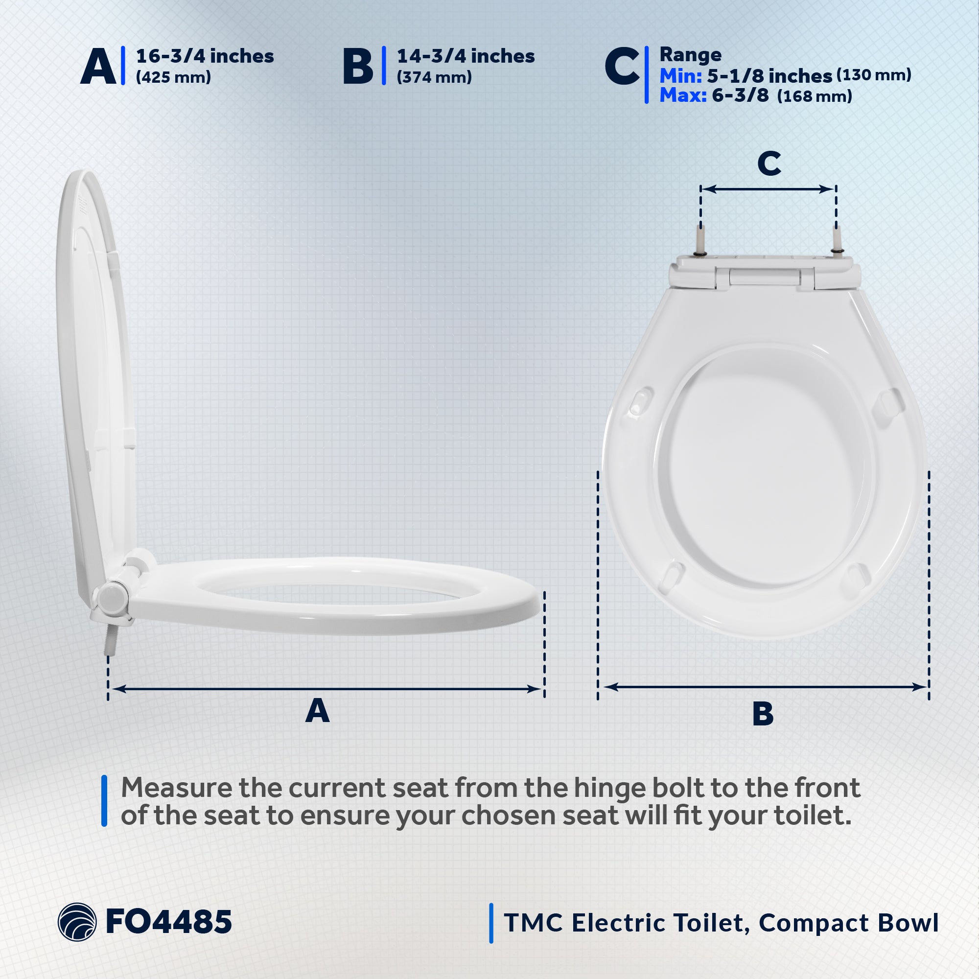 TMC Deluxe Toilet Seat with Cover - FO4485