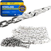 Windlass Anchor Rode, 1/2" x 100' Nylon 3-Strand Rope, 1/4 x 10' G4 Stainless Steel Chain - FO4526 - Five Oceans