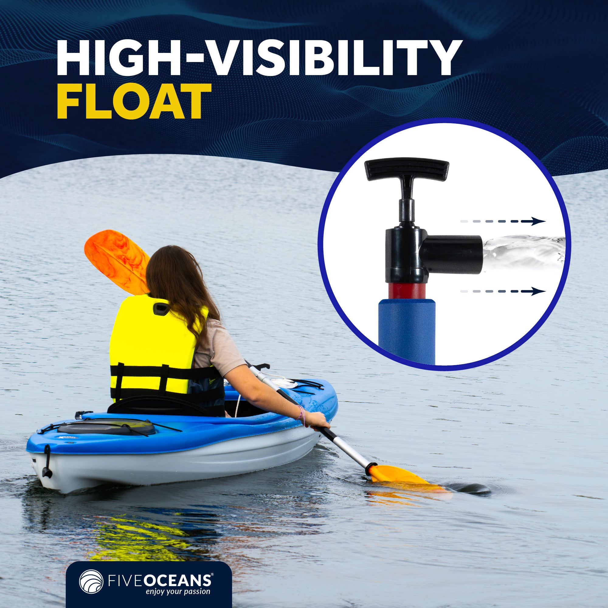 18" Kayak Manual Bilge Pump - FO4760