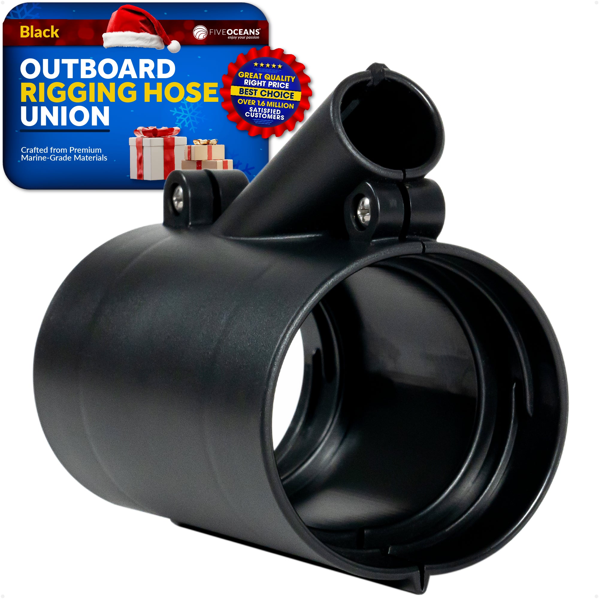 Outboard Rigging Hose Union with Fuel Port - FO4778