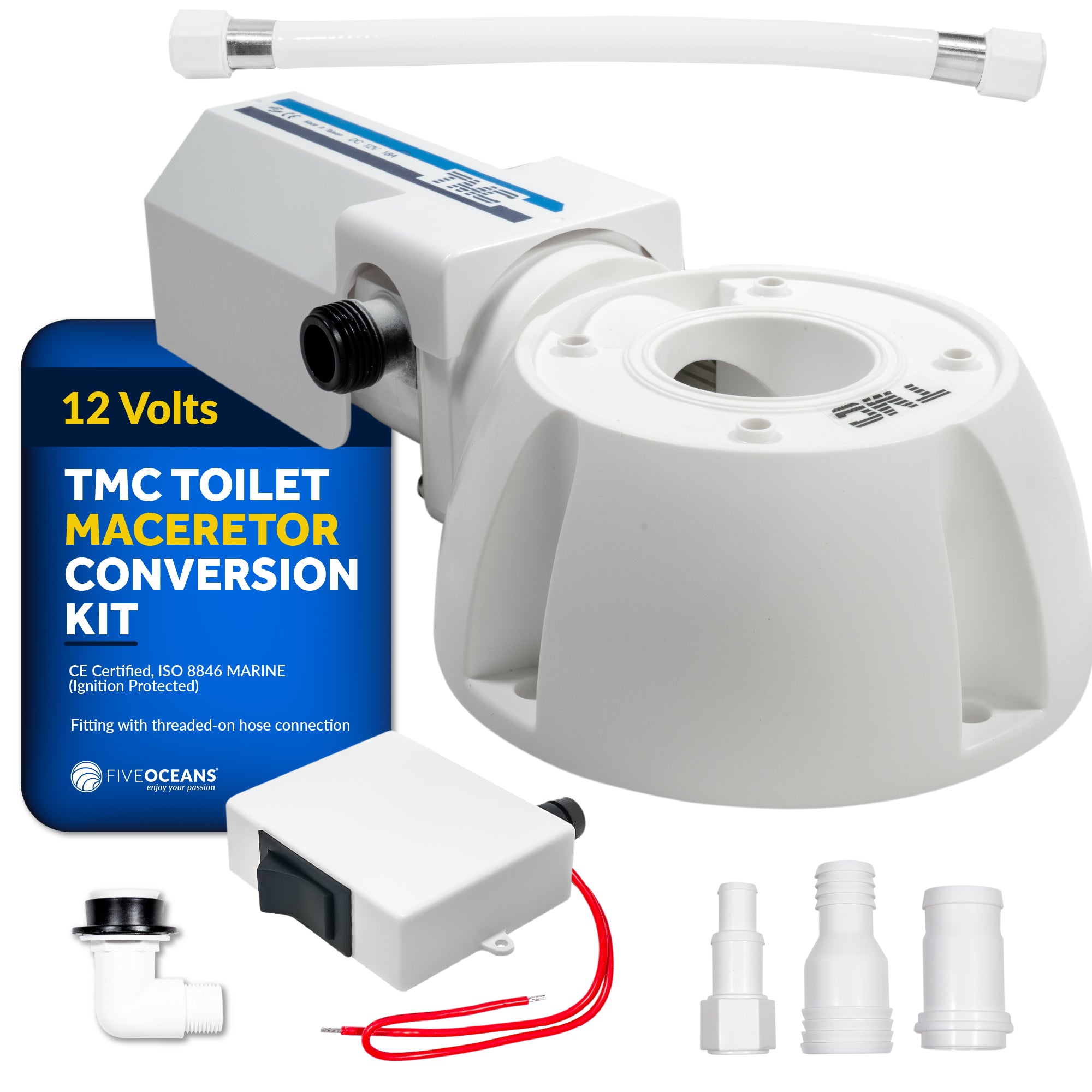 TMC Electric Toilet Macerator Conversion Kit, 12V DC - FO728