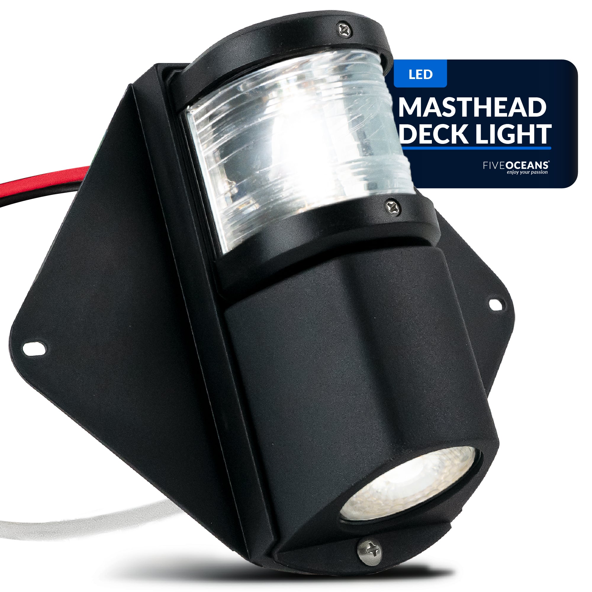 LED Combination Masthead Deck Light 12V Vertical Mount FO3837