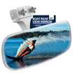 Boat Rear View Mirror, Clamp-On, 10" x 4" - FO3927 - Five Oceans